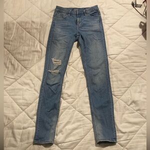 Vigoss Light Blue Distressed Skinny Jeans